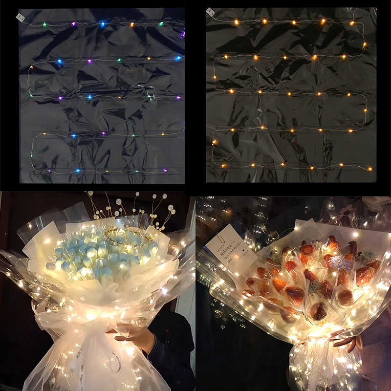 Florist Supply Bulk - 60x60cm LED Luminous Flower Wrapping Paper