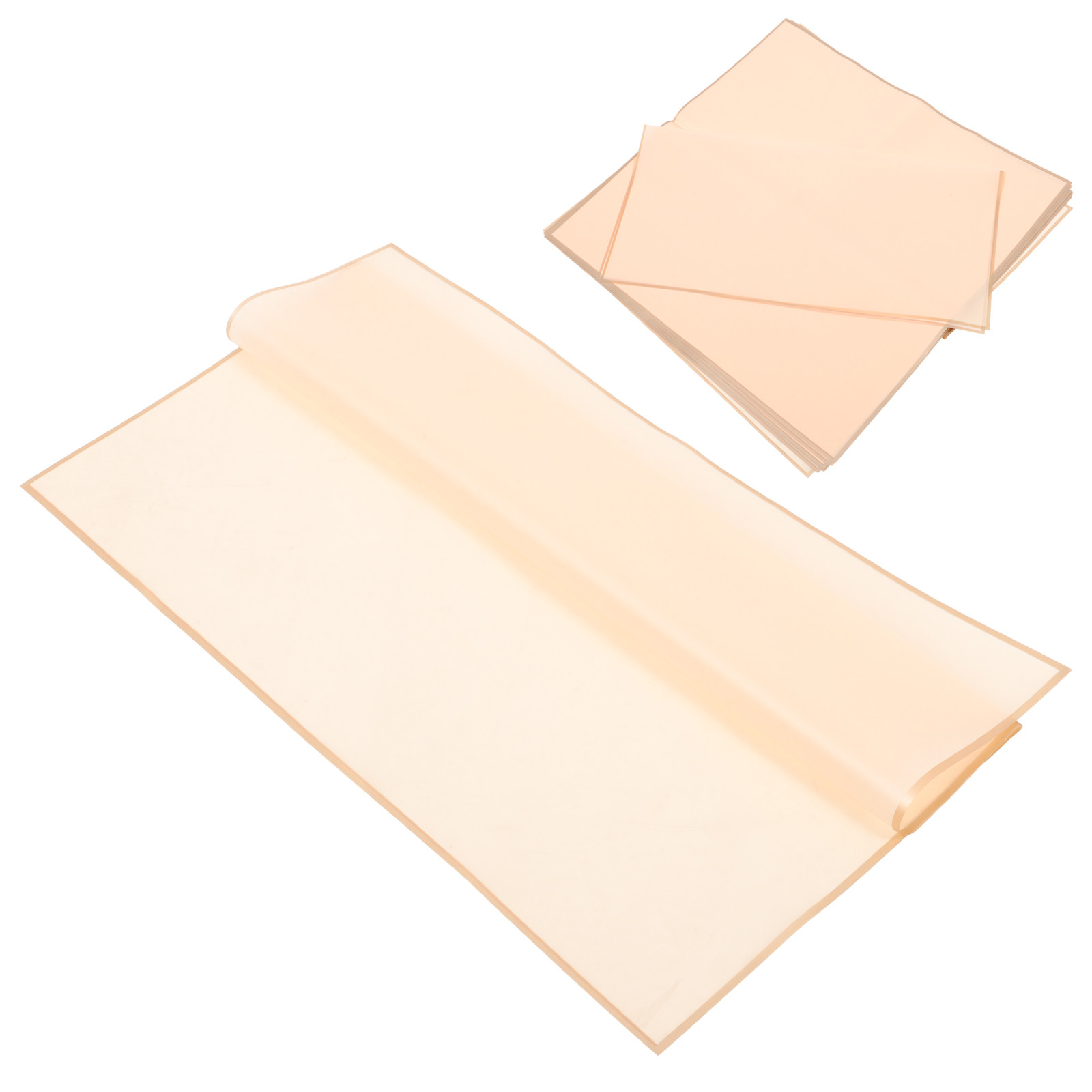 Florist Supply Paper - 20 Sheets Waterproof Gold-Edged Jelly Film