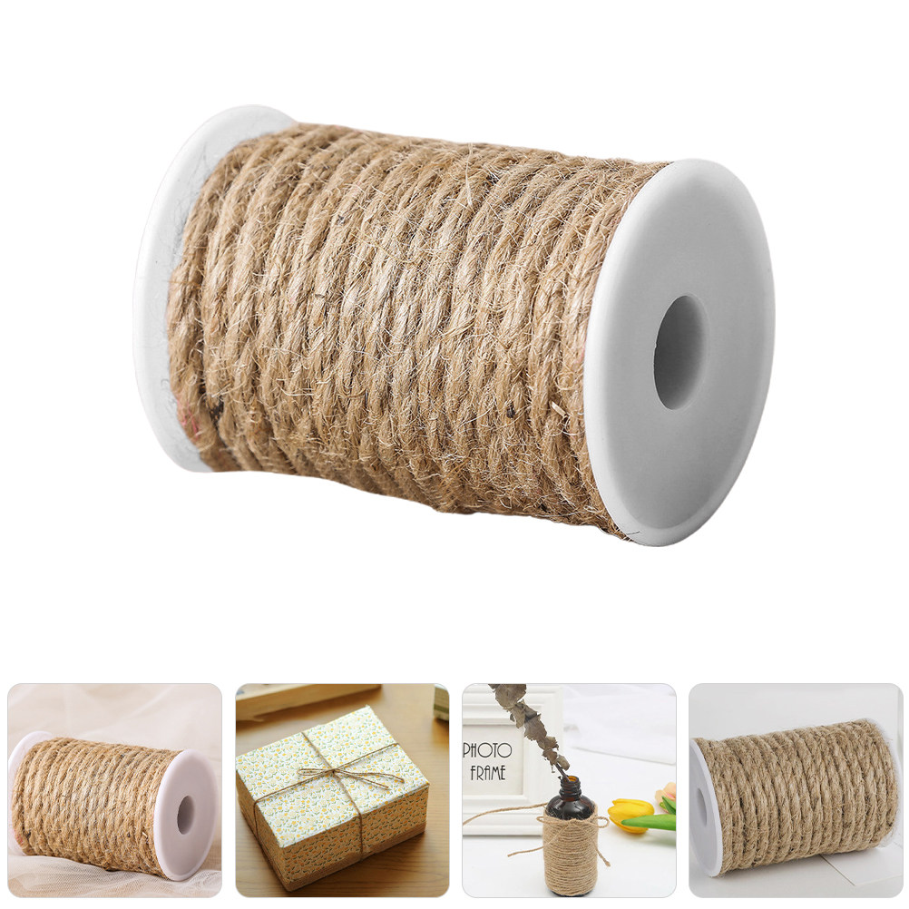 Natural Jute Rope Brown 12Mm T - مراجعة Twine Jute Natural وسعره
