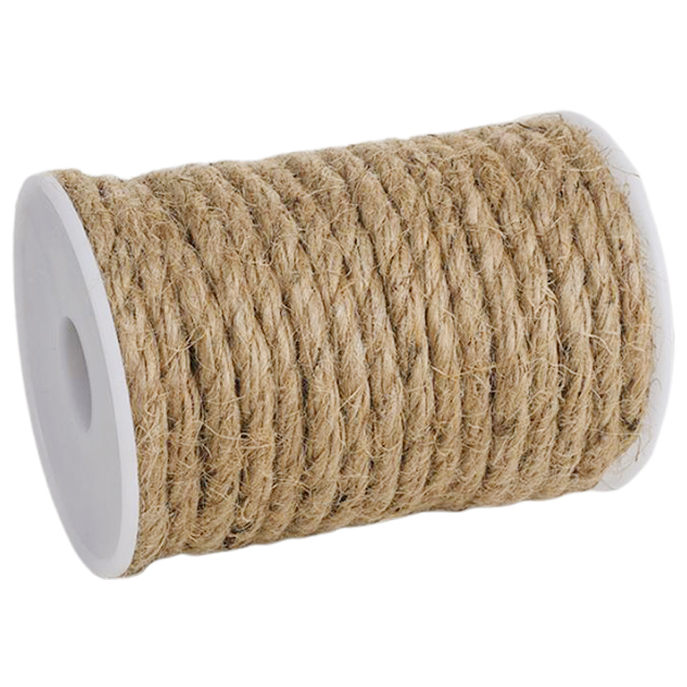 Natural Jute Rope Brown 12Mm T - مراجعة Twine Jute Natural وسعره