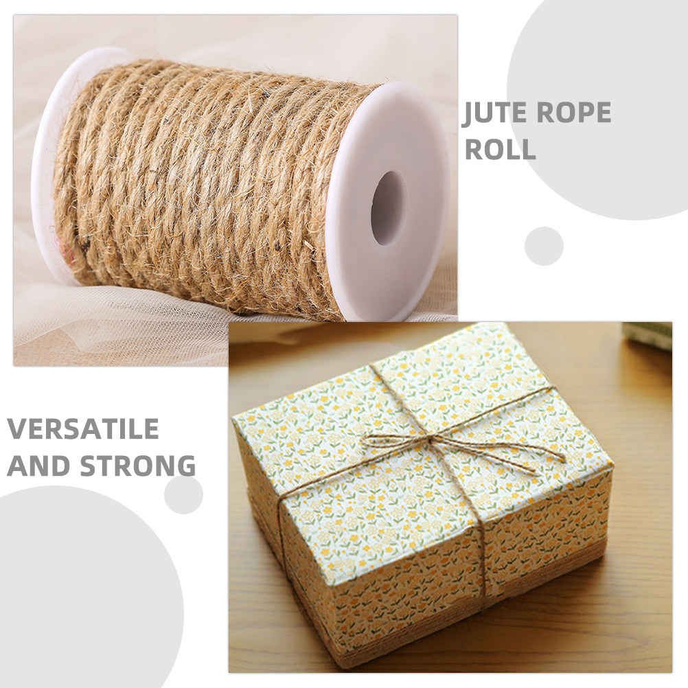 Natural Jute Rope Brown 12Mm T - مراجعة Twine Jute Natural وسعره