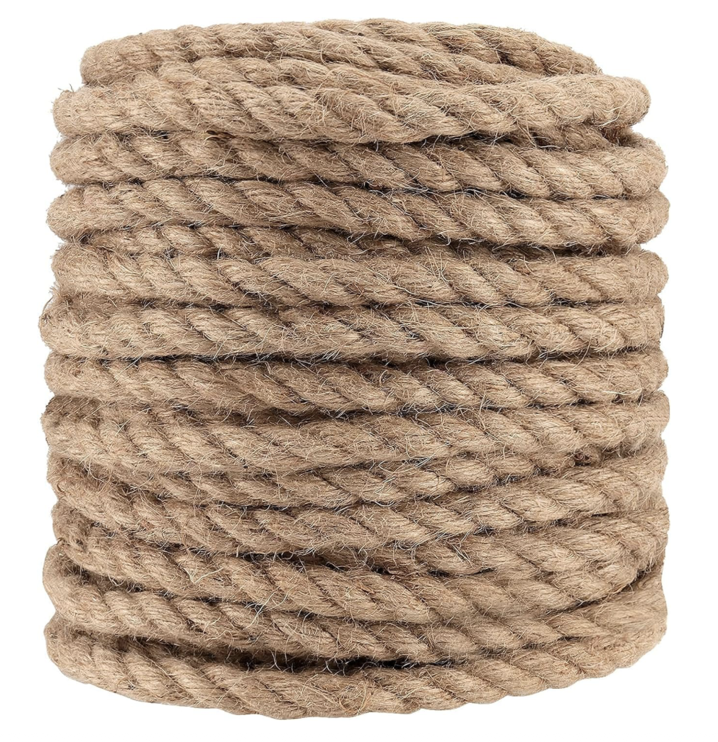 10mm 10/30/50M Natural Jute Ro - مراجعة Twine Jute Natural وسعره