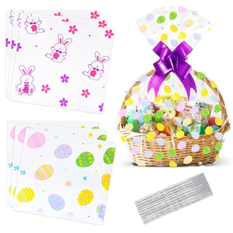 Gift Boutique Easter Cellophan - مراجعة Cellophane Wrap Clear وسعره