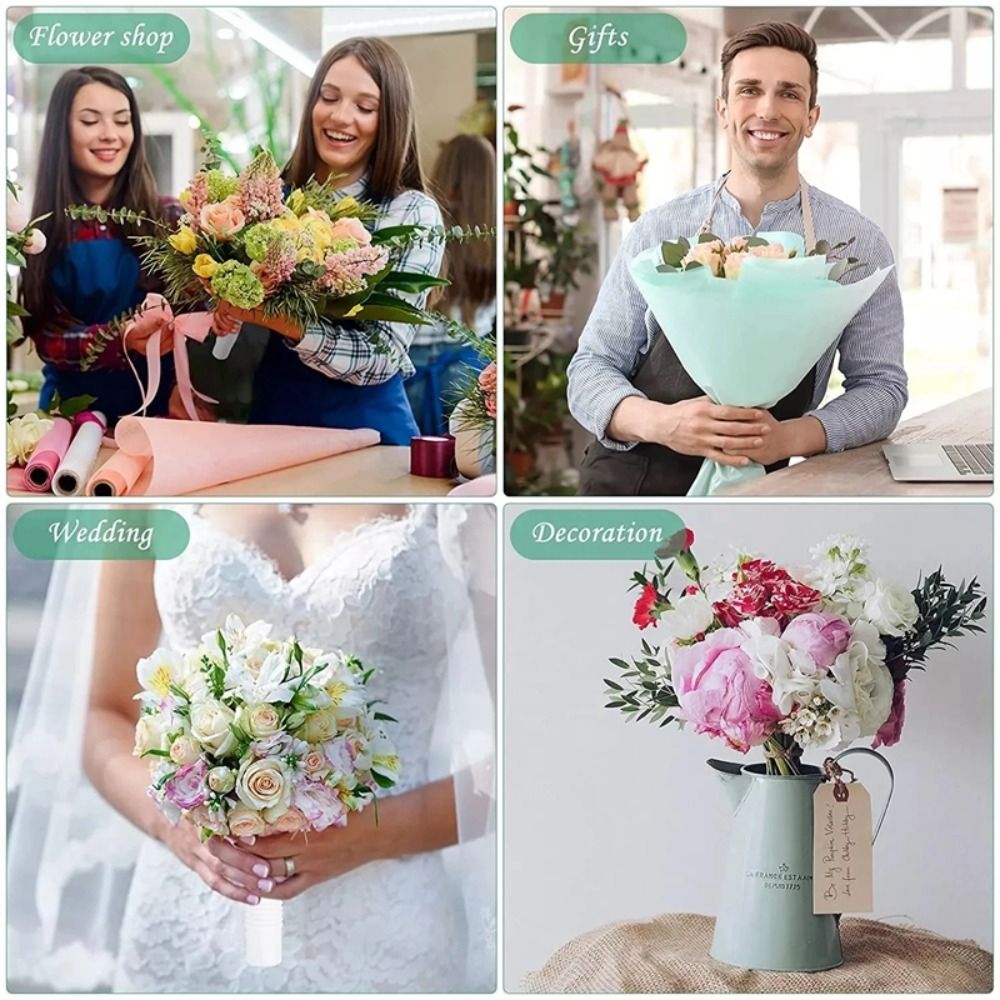 DIY Wedding Decoration Florist - مراجعة Florist Supply Paper وسعره