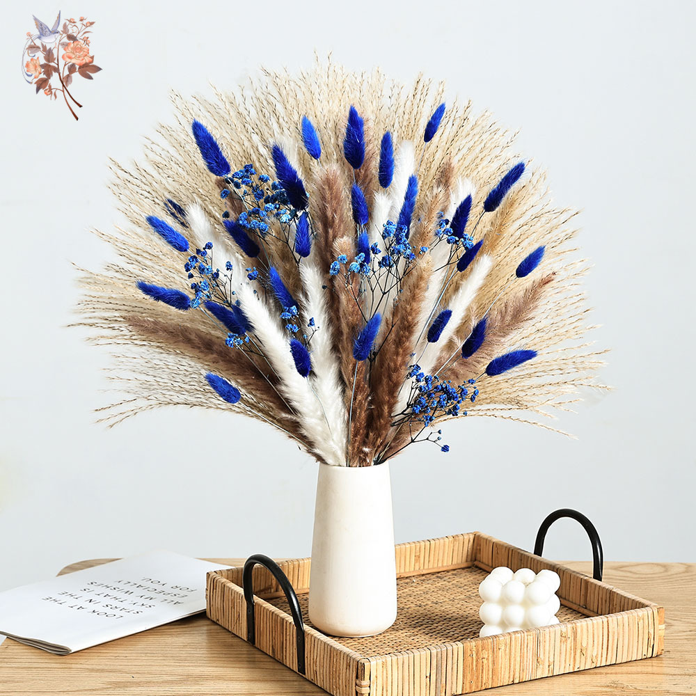 70 Stem Blue Fluffly Rabbit Ta - مراجعة Florist Supply Bulk وسعره