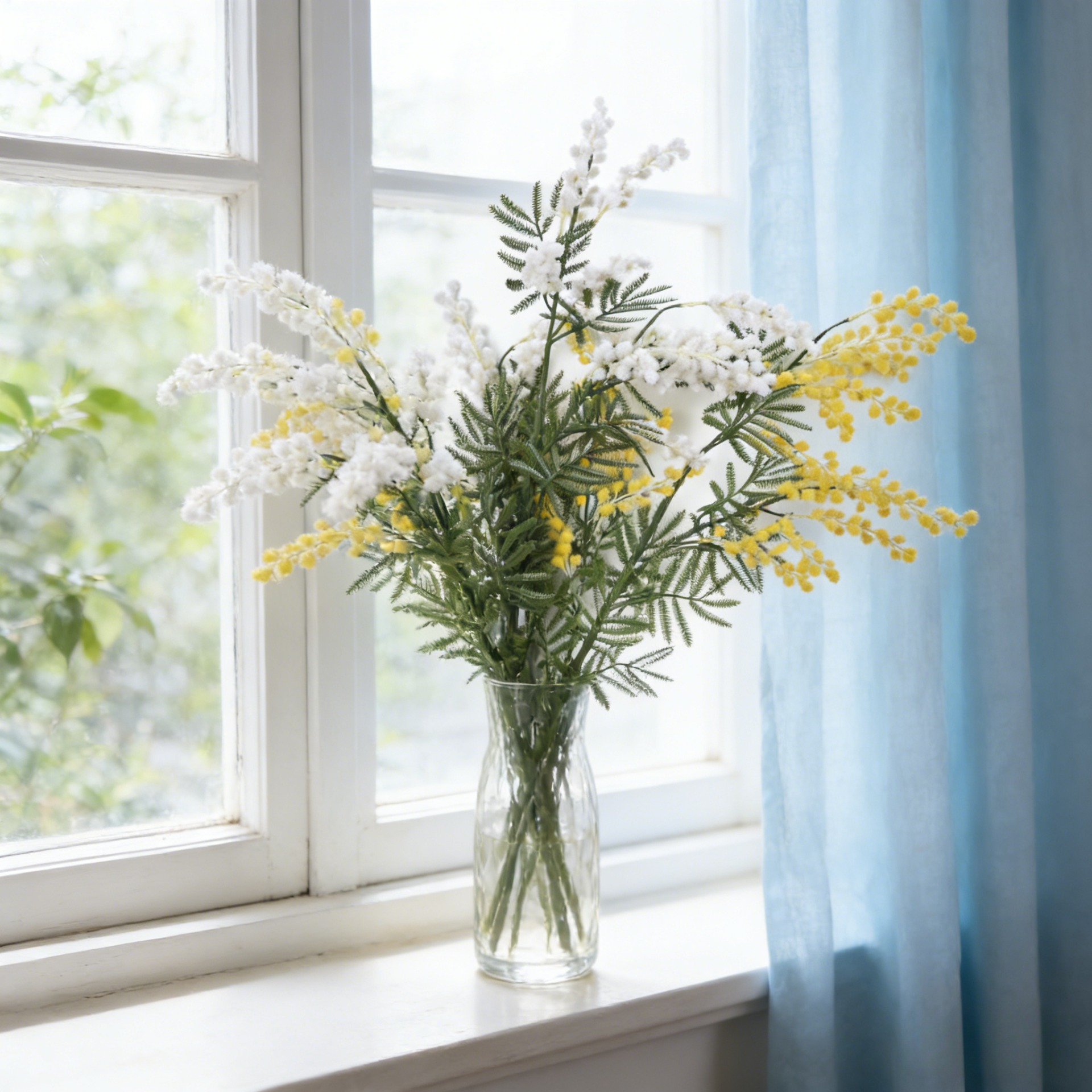 33.5 Inch Artificial Mimosa Br - مراجعة Florist Supply Bulk وسعره