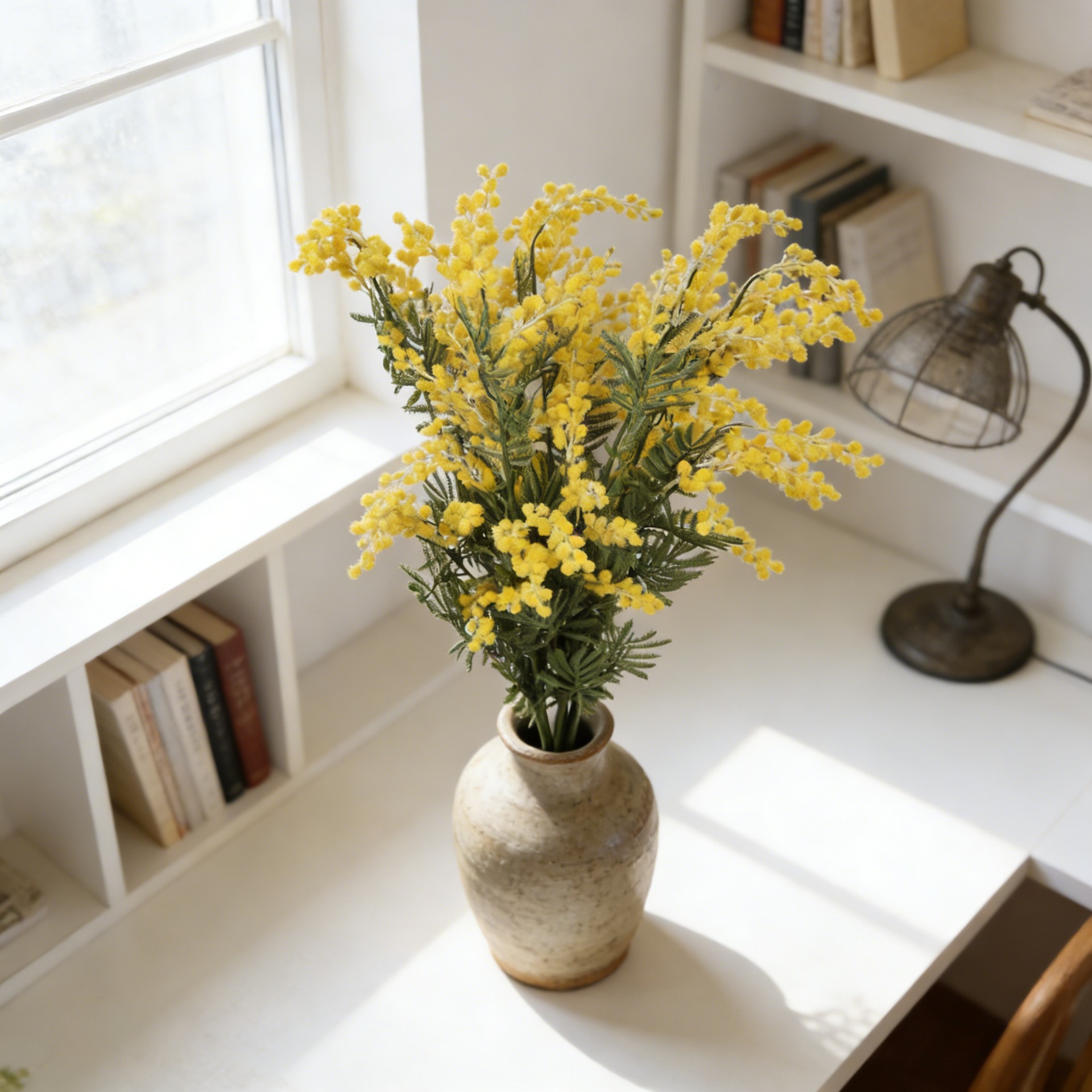 33.5 Inch Artificial Mimosa Br - مراجعة Florist Supply Bulk وسعره