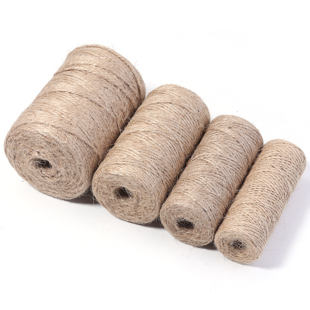 100M 1-3mm Natural Jute Rope S - مراجعة Twine Jute Natural وسعره