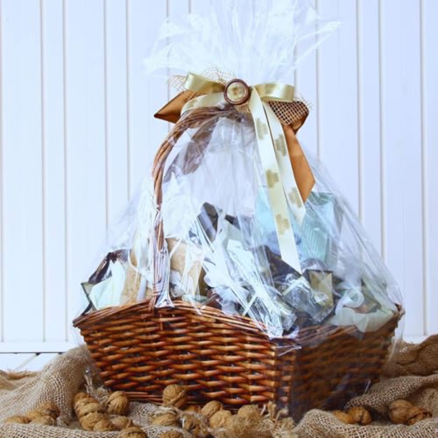Extra Large Easter Cellophane  - مراجعة Cellophane Wrap Clear وسعره