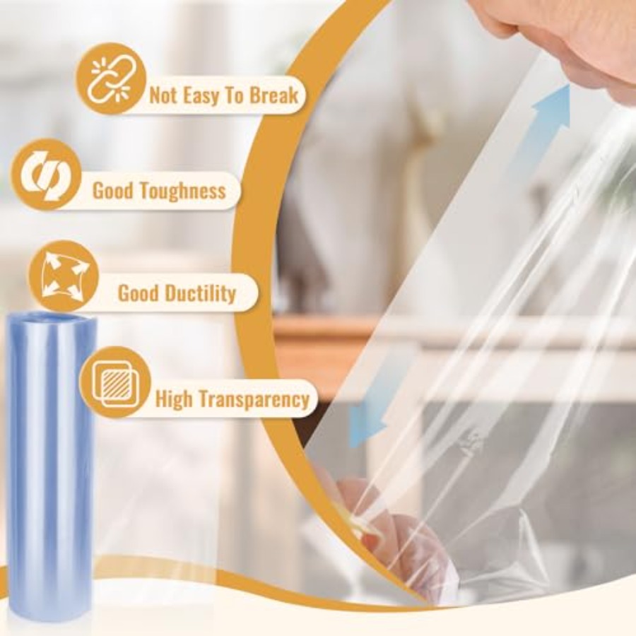 90PCS Shrink Wrap Bags for Chr - مراجعة Cellophane Wrap Clear وسعره