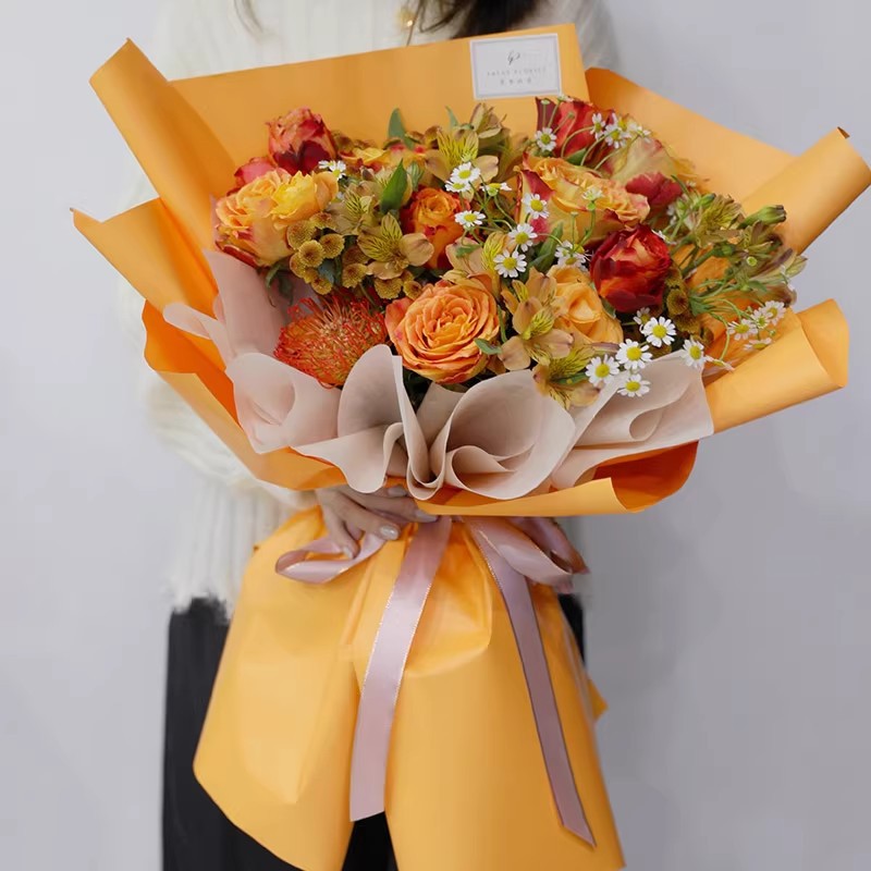 Korean Style Solid Color Paper - مراجعة Florist Supply Paper وسعره