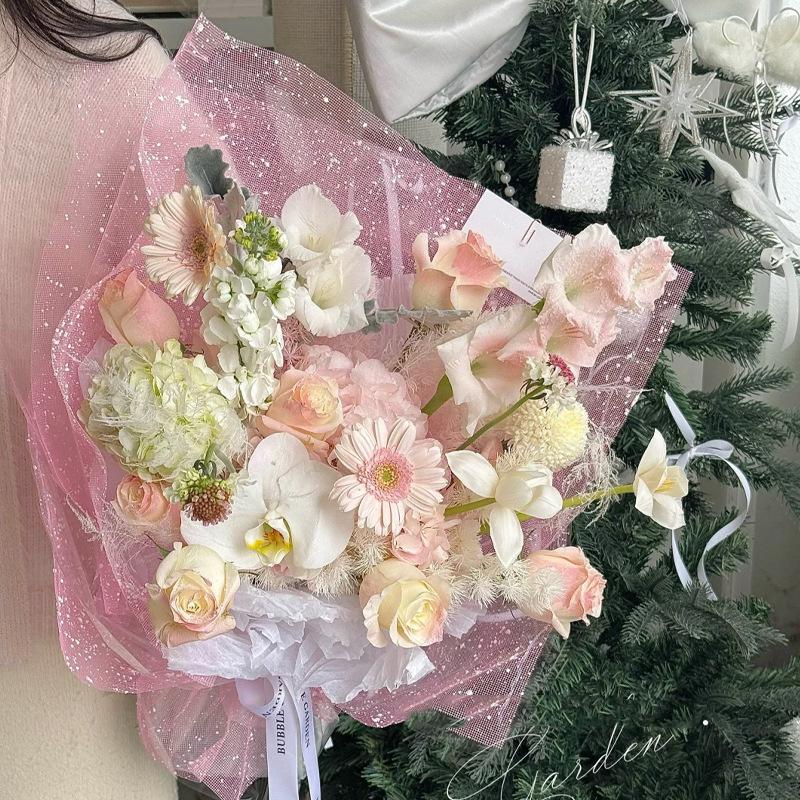 Snowflake Yarn Wrapping Mesh P - مراجعة Florist Supply Paper وسعره