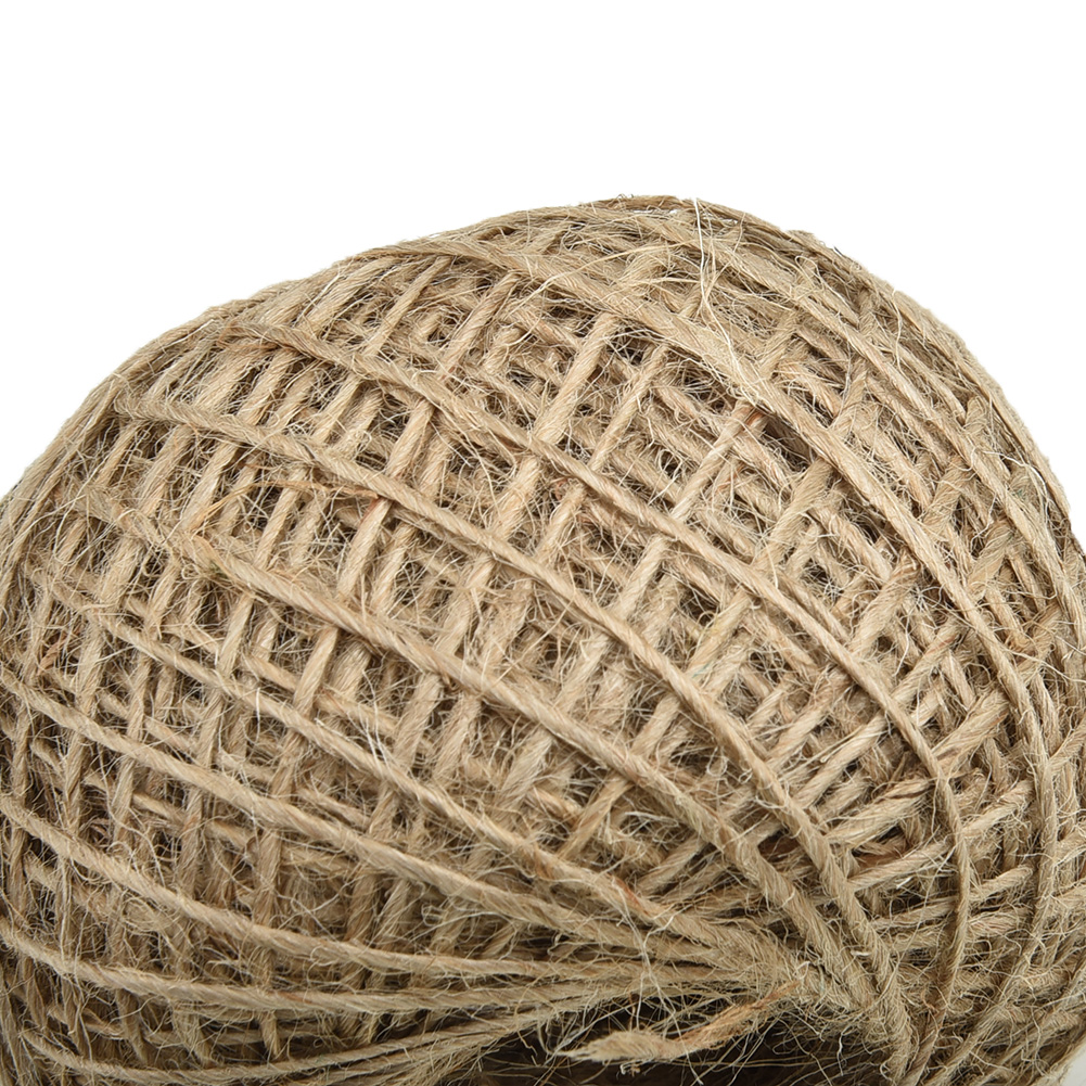 New 100m Long Linen Rope Jute  - مراجعة Twine Jute Natural وسعره