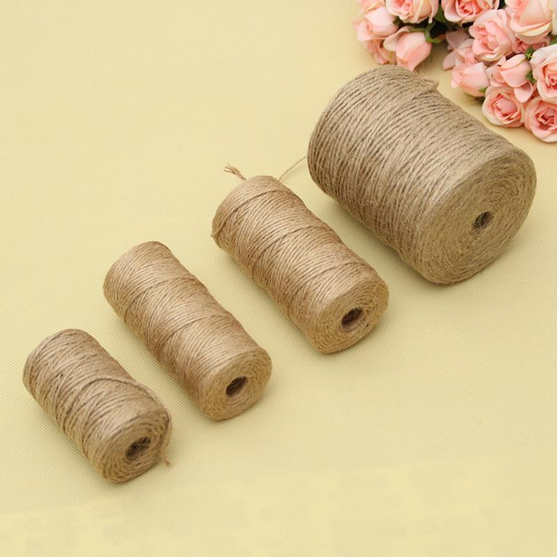 30/50/300Meters Natural Vintag - مراجعة Twine Jute Natural وسعره