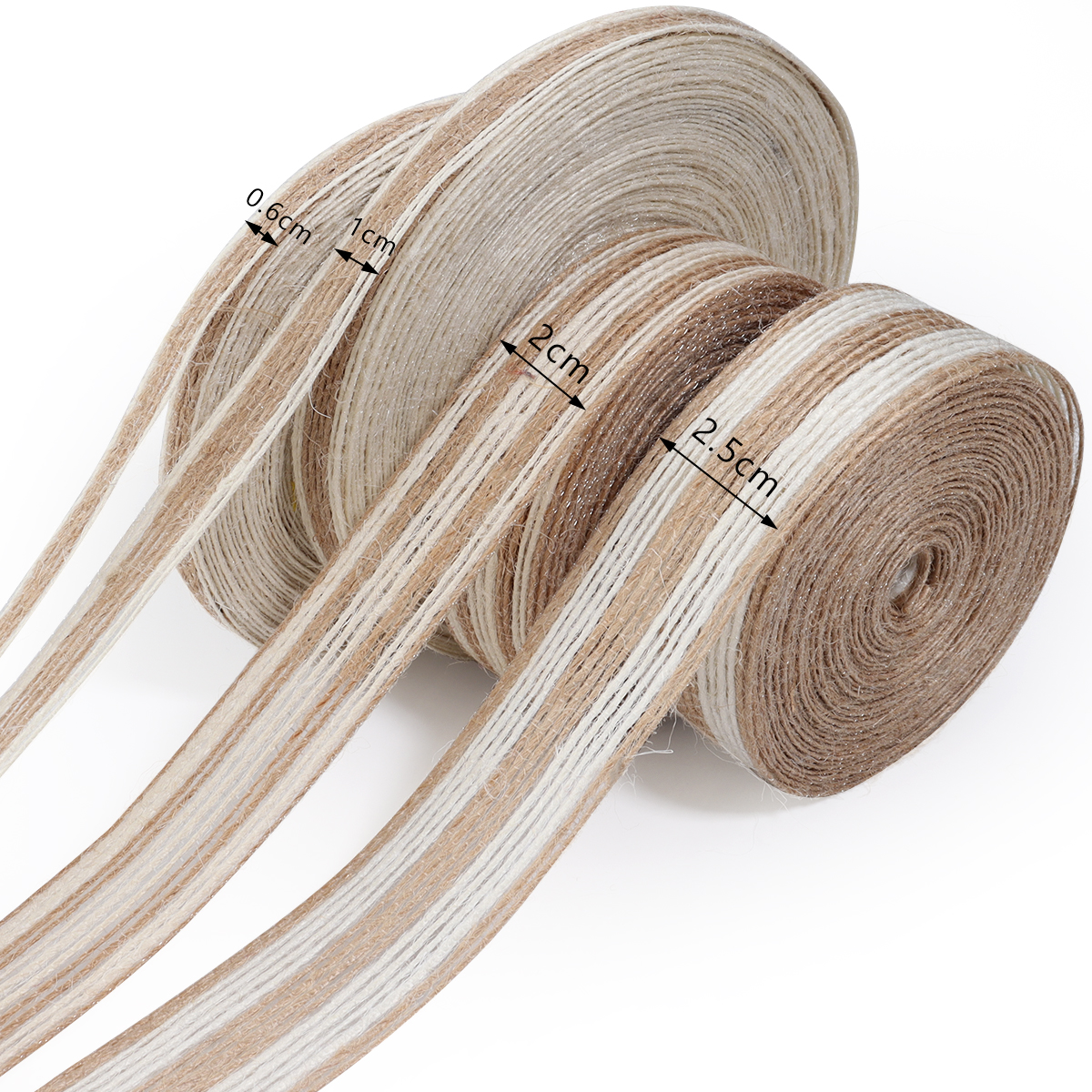 1-10m/Lot Natural Vintage Jute - مراجعة Twine Jute Natural وسعره