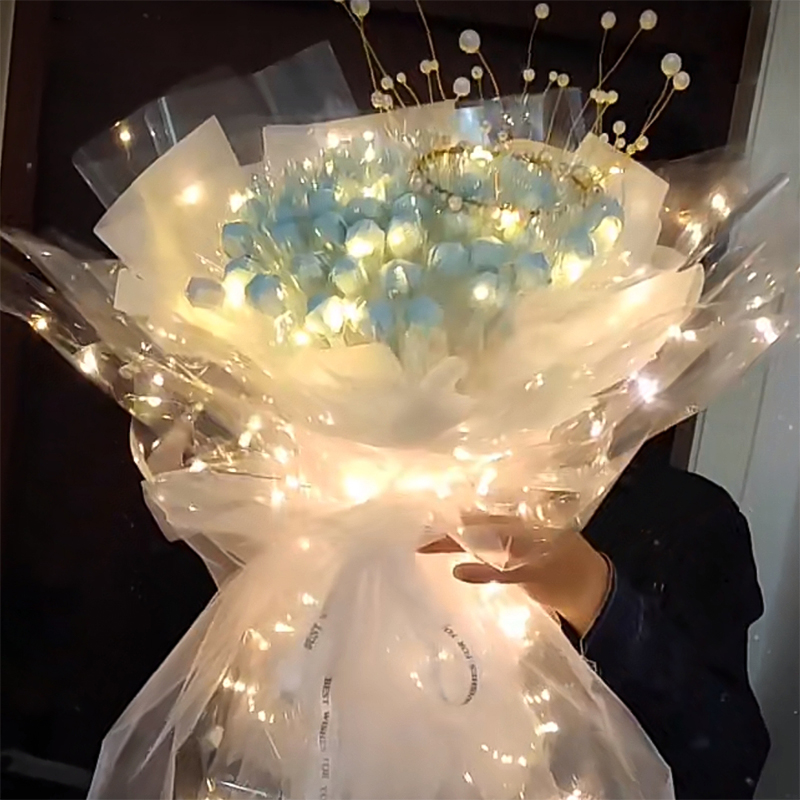 60x60cm LED Luminous Flower Wr - مراجعة Florist Supply Bulk وسعره