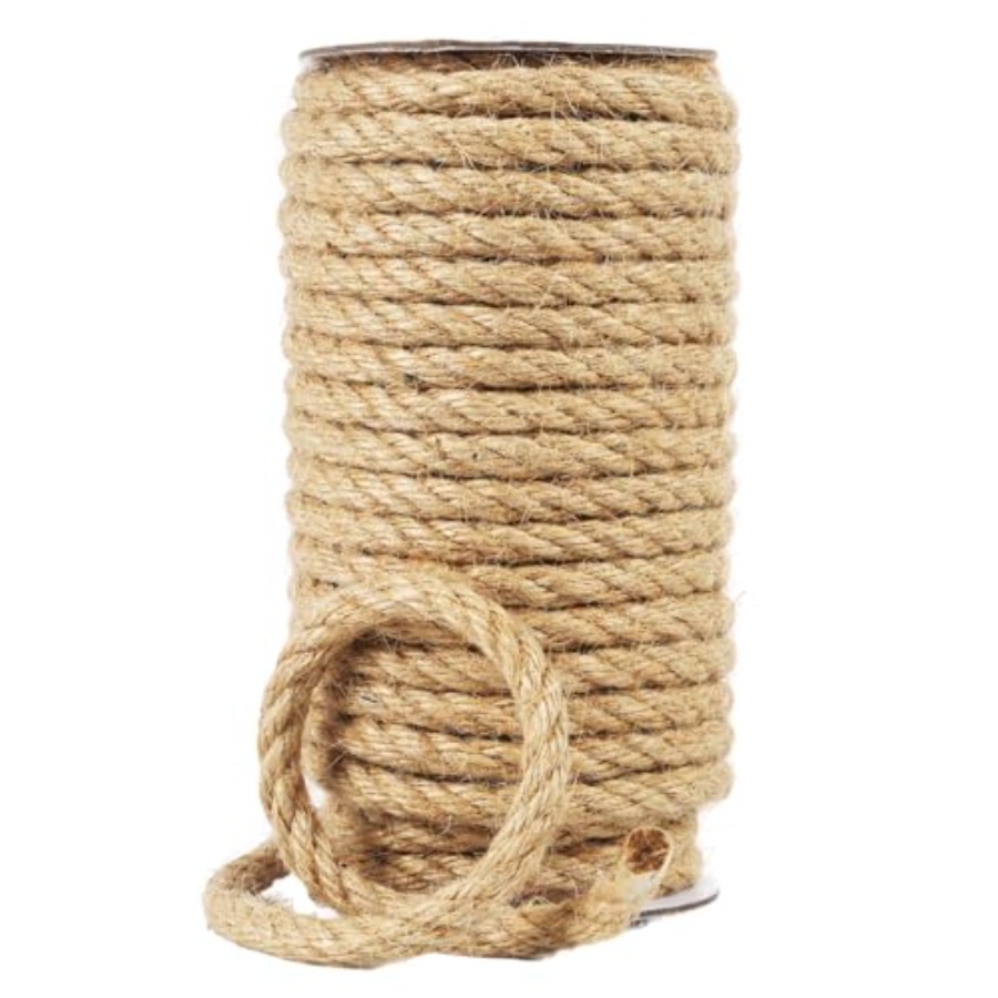 Natural Jute Twine 8MM x 50FT  - مراجعة Twine Jute Natural وسعره