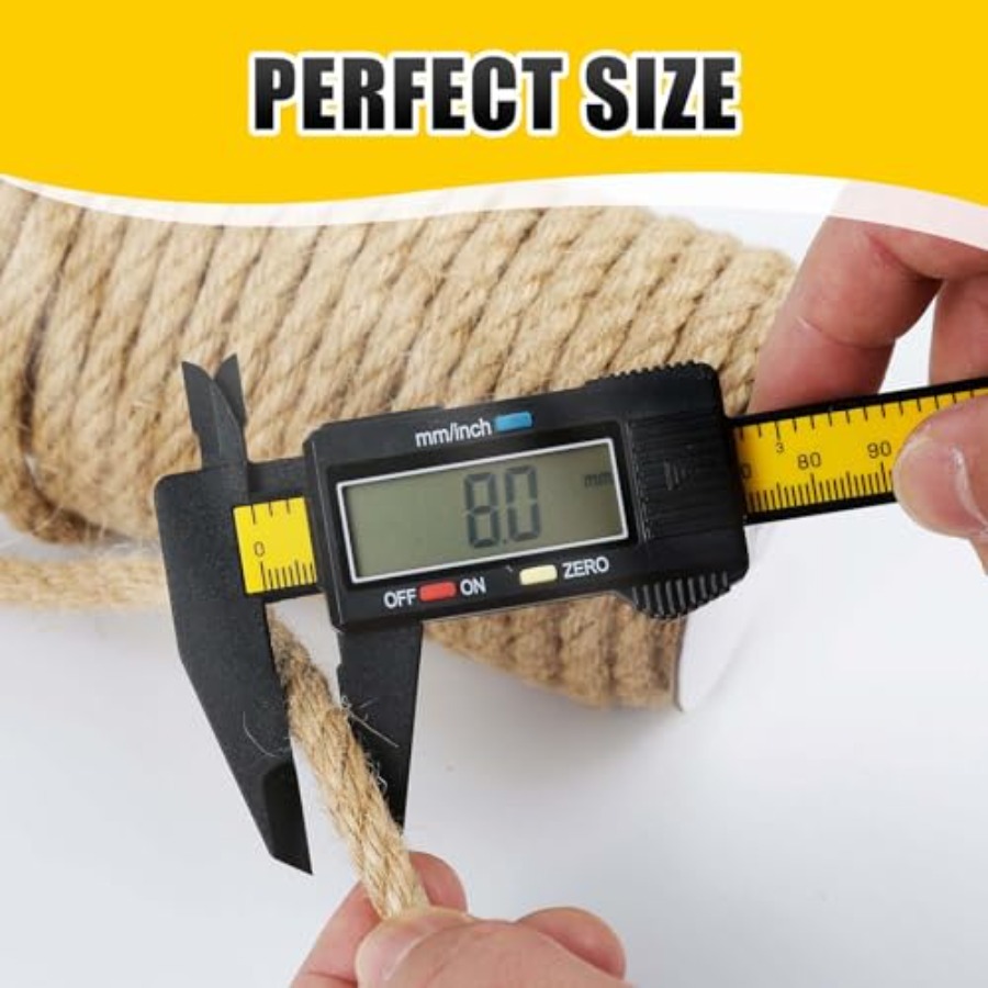 Natural Jute Twine 8MM x 50FT  - مراجعة Twine Jute Natural وسعره