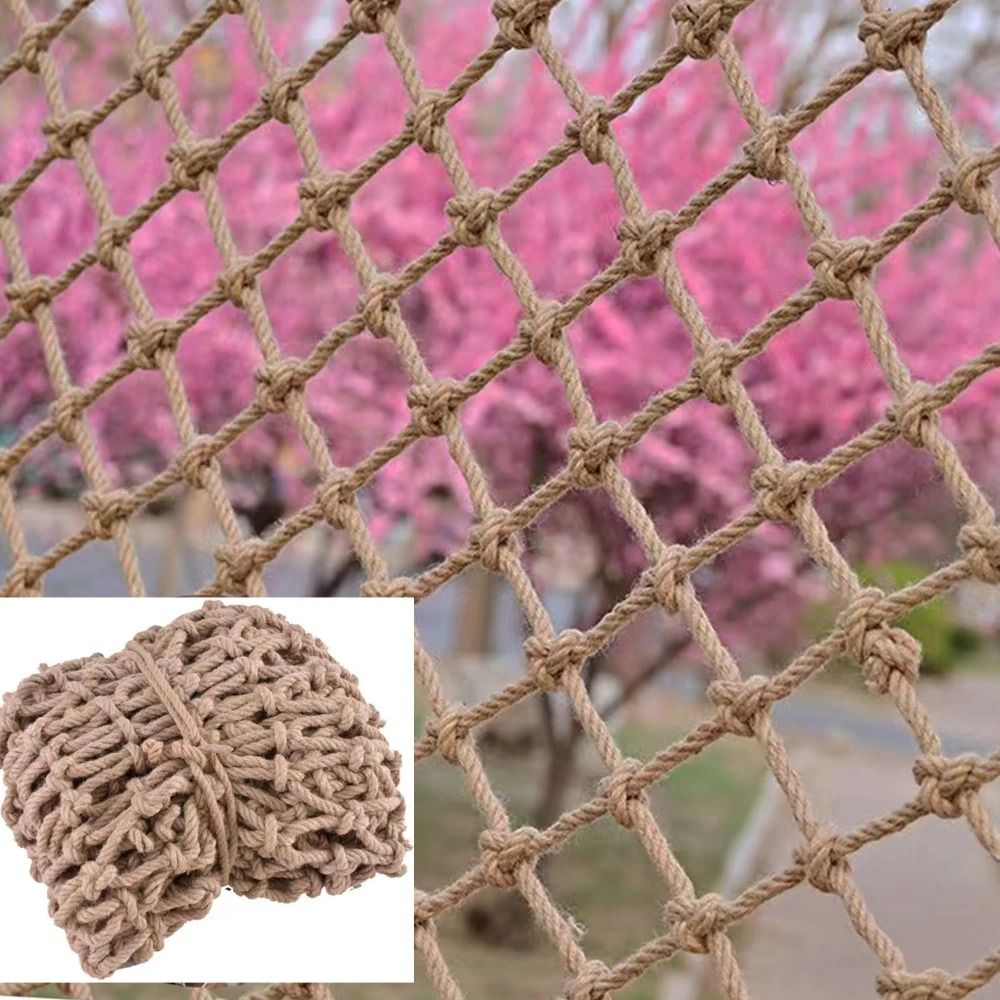 Hemp Rope Climbing Net Nature  - مراجعة Twine Jute Natural وسعره