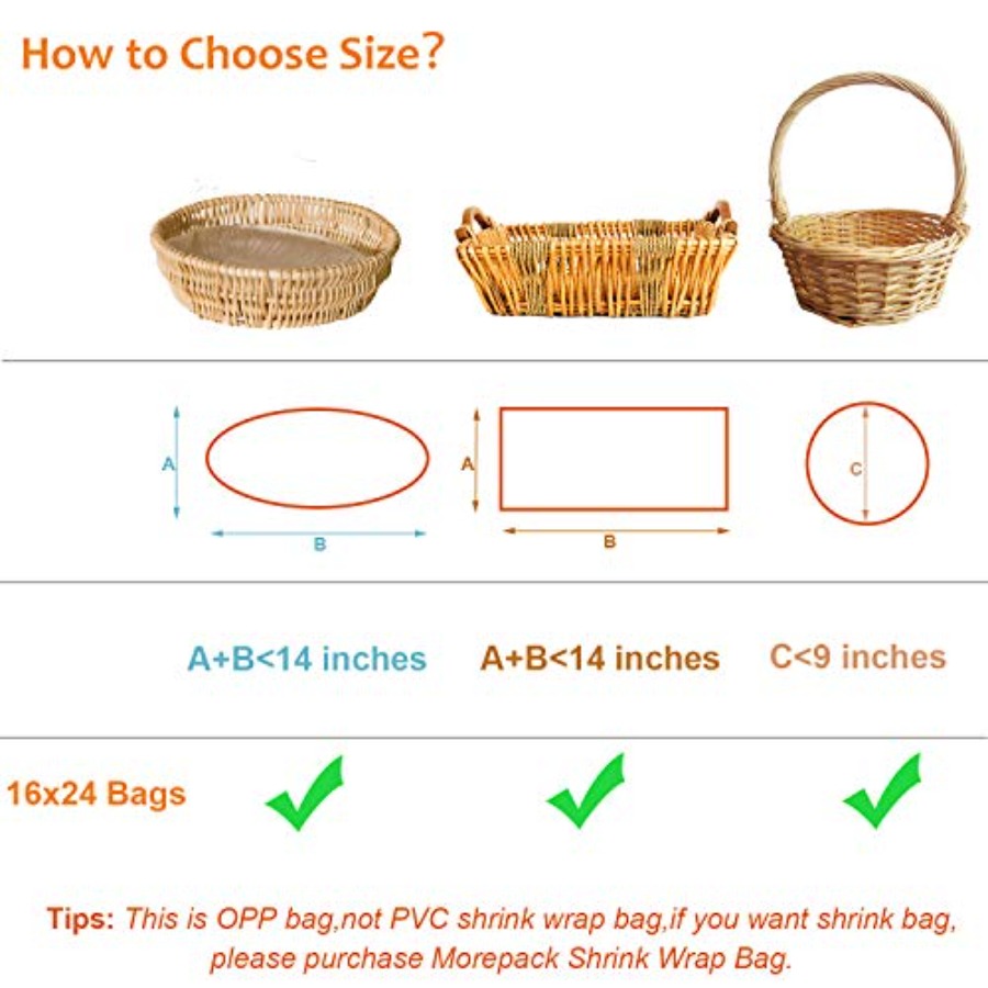 Cellophane Bags16x24 Inch 20 P - مراجعة Cellophane Wrap Clear وسعره
