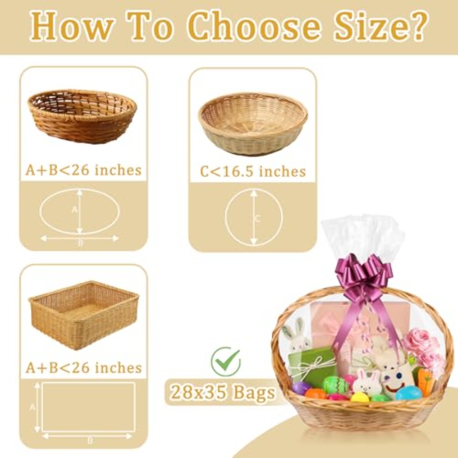 Extra Large Shrink Wrap Bags f - مراجعة Cellophane Wrap Clear وسعره