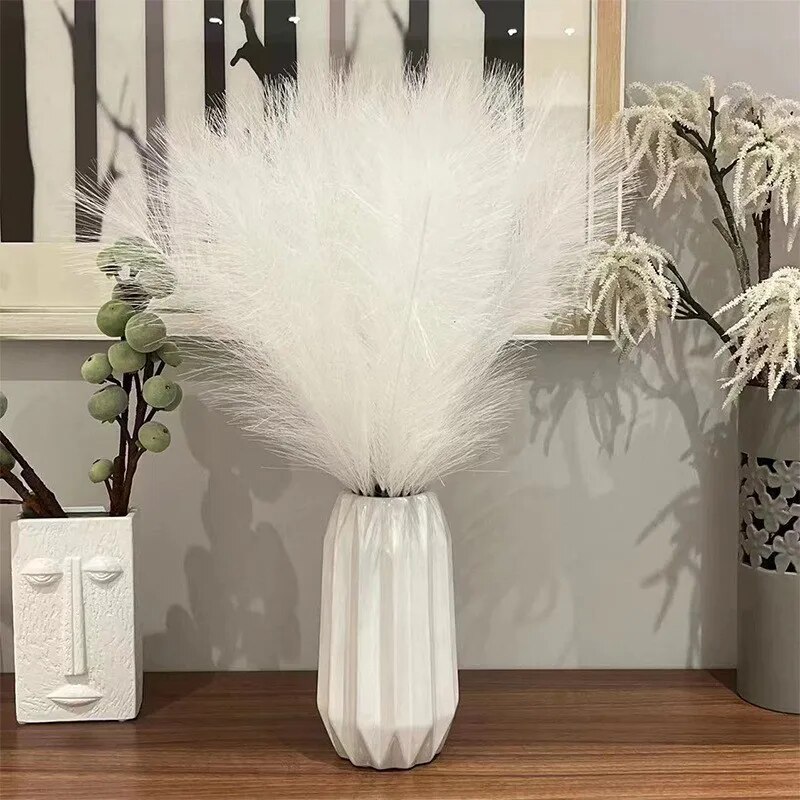 10PCS Artificial Pompous Grass - مراجعة Florist Supply Bulk وسعره