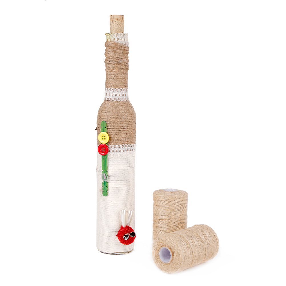 100 Yard Jute Rope Twine for A - مراجعة Twine Jute Natural وسعره