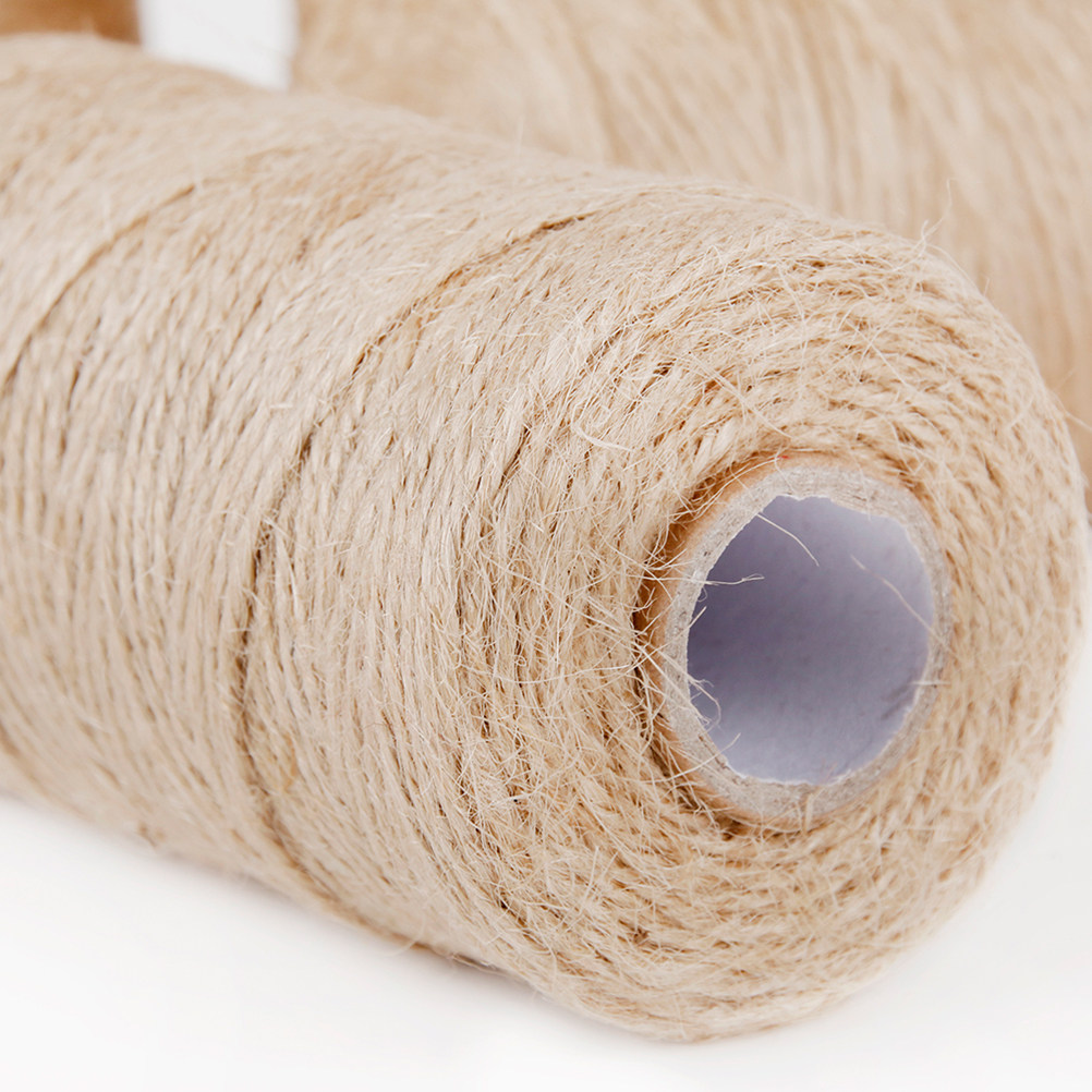 100 Yard Jute Rope Twine for A - مراجعة Twine Jute Natural وسعره