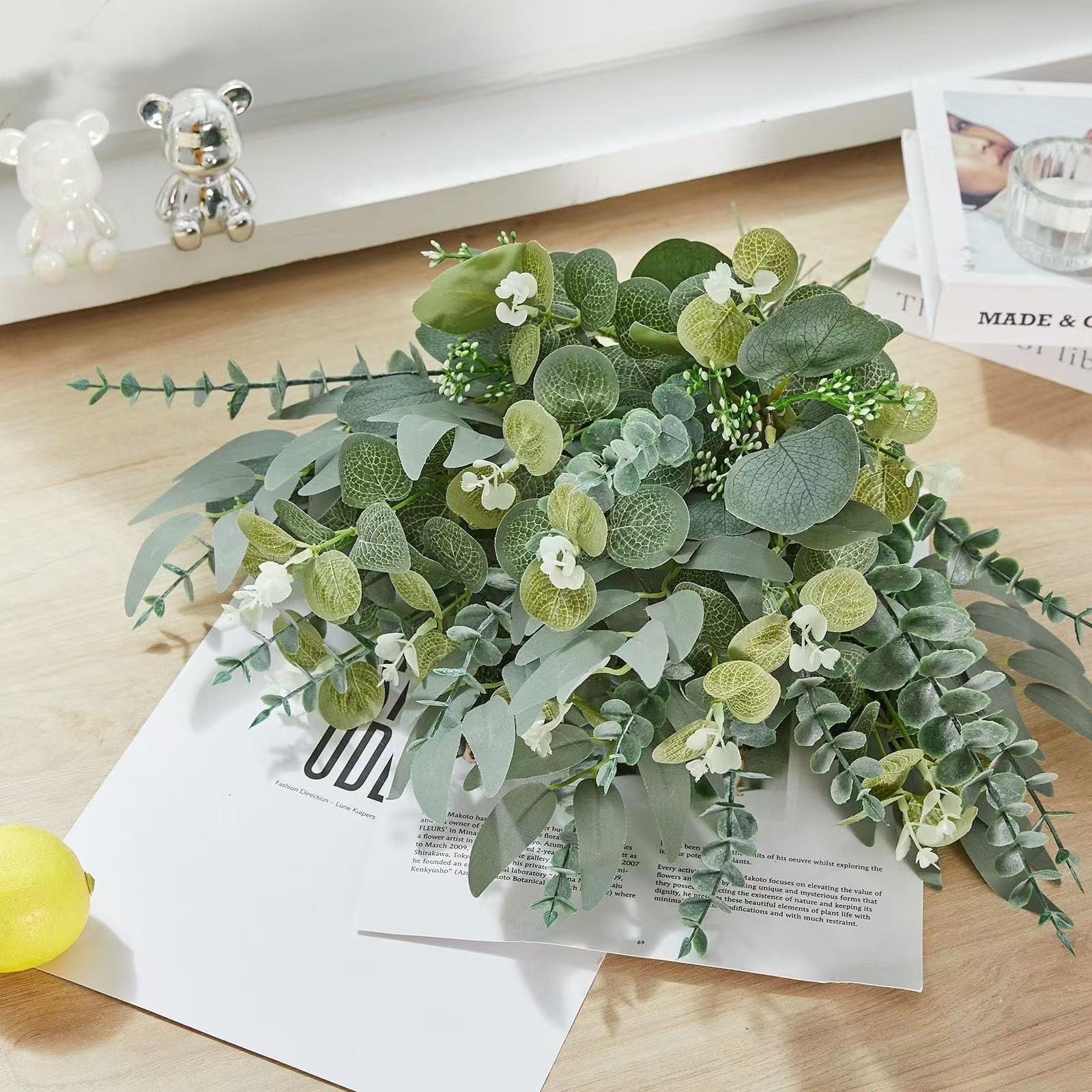 10/20Pcs Artificial Eucalyptus - مراجعة Florist Supply Bulk وسعره