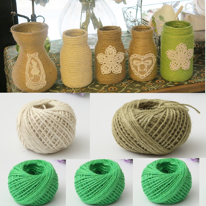 50m Natural Jute Twine for Art - مراجعة Twine Jute Natural وسعره