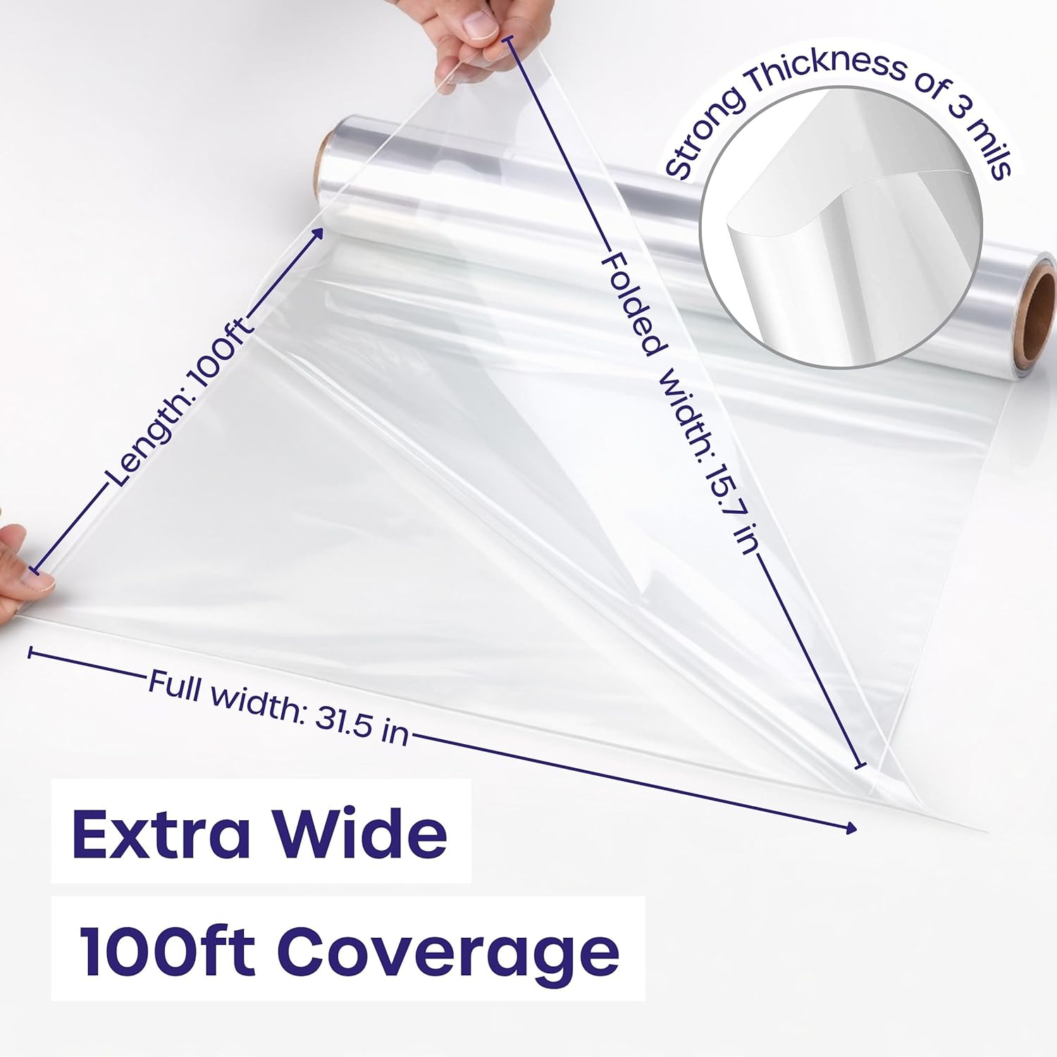 Clear Cellophane Wrap Roll 31. - مراجعة Cellophane Wrap Clear وسعره