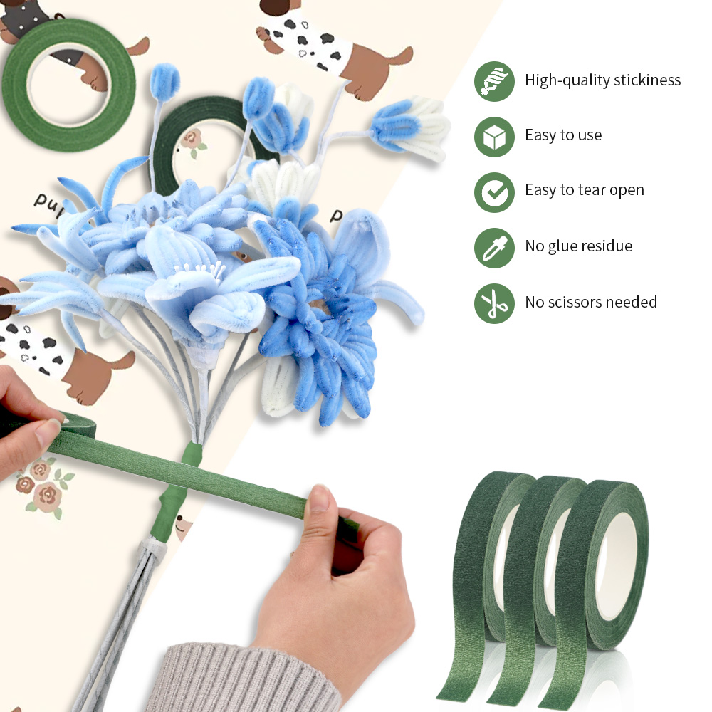 Floriculture Tape Self-adhesiv - مراجعة Florist Supply Paper وسعره