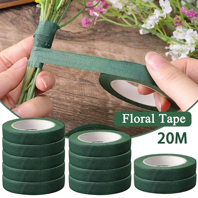 20M Floriculture Tape Self-adh - مراجعة Florist Supply Paper وسعره