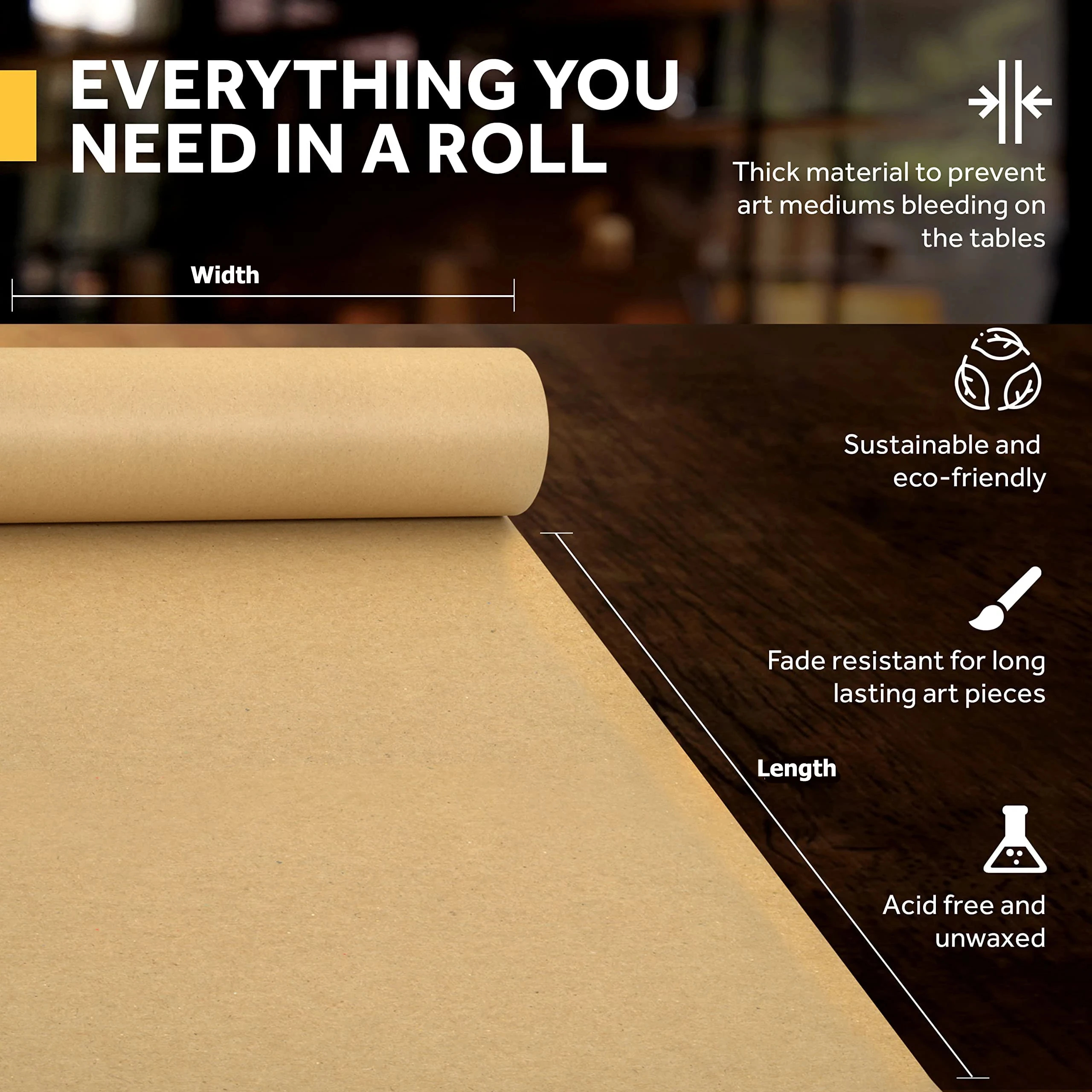 Kraft Paper Brown Ideal for Gi - مراجعة Florist Supply Bulk وسعره