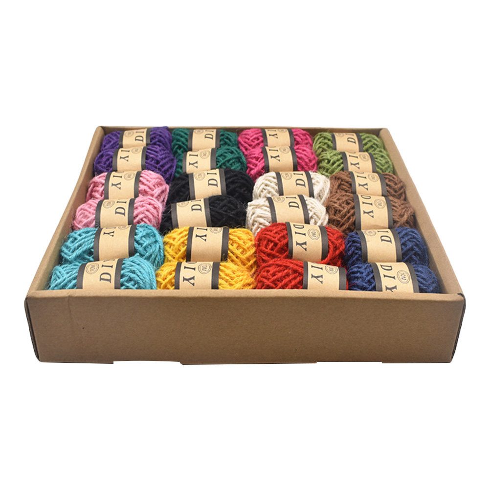 24 Rolls Hemp Rope 10 Meters P - مراجعة Twine Jute Natural وسعره
