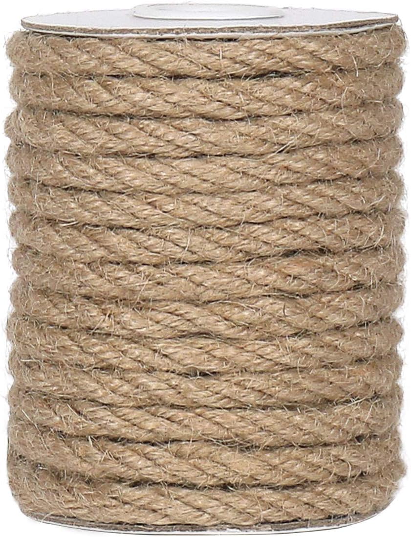 6mm Jute Rope 33ft Natural Twi - مراجعة Twine Jute Natural وسعره