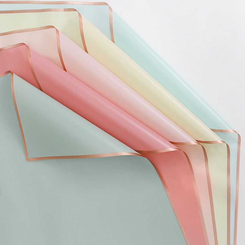 5PCS Bronzing Color Scrapbook  - مراجعة Florist Supply Paper وسعره