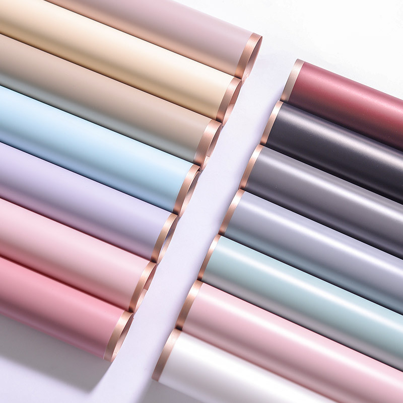 5PCS Bronzing Color Scrapbook  - مراجعة Florist Supply Paper وسعره