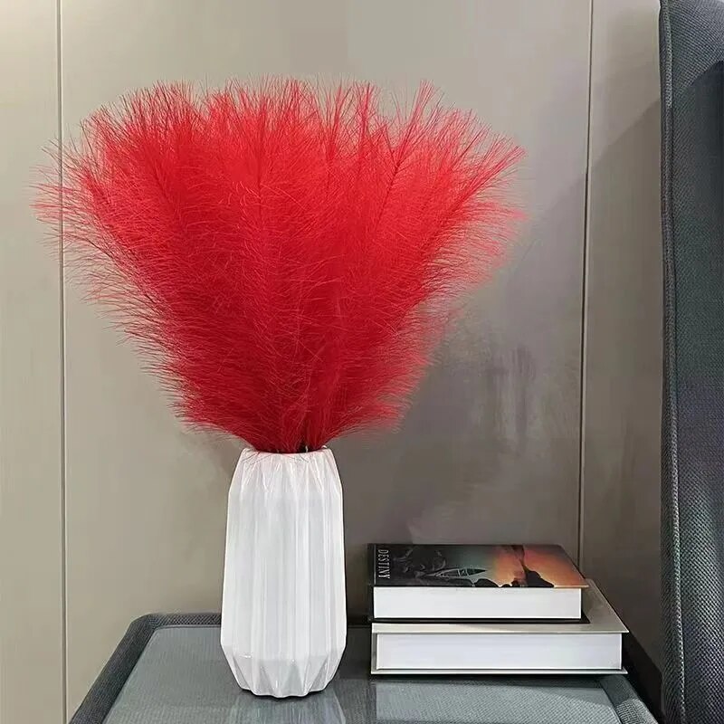 10PCS Artificial Pompous Grass - مراجعة Florist Supply Bulk وسعره