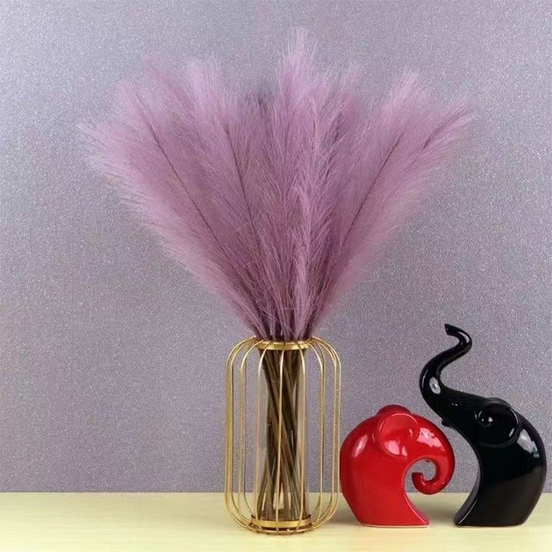 10PCS Artificial Pompous Grass - مراجعة Florist Supply Bulk وسعره