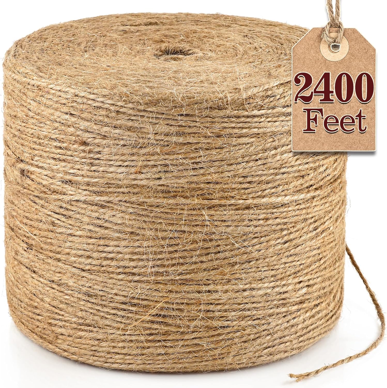 Natural Jute Twine 2400ft for  - مراجعة Twine Jute Natural وسعره