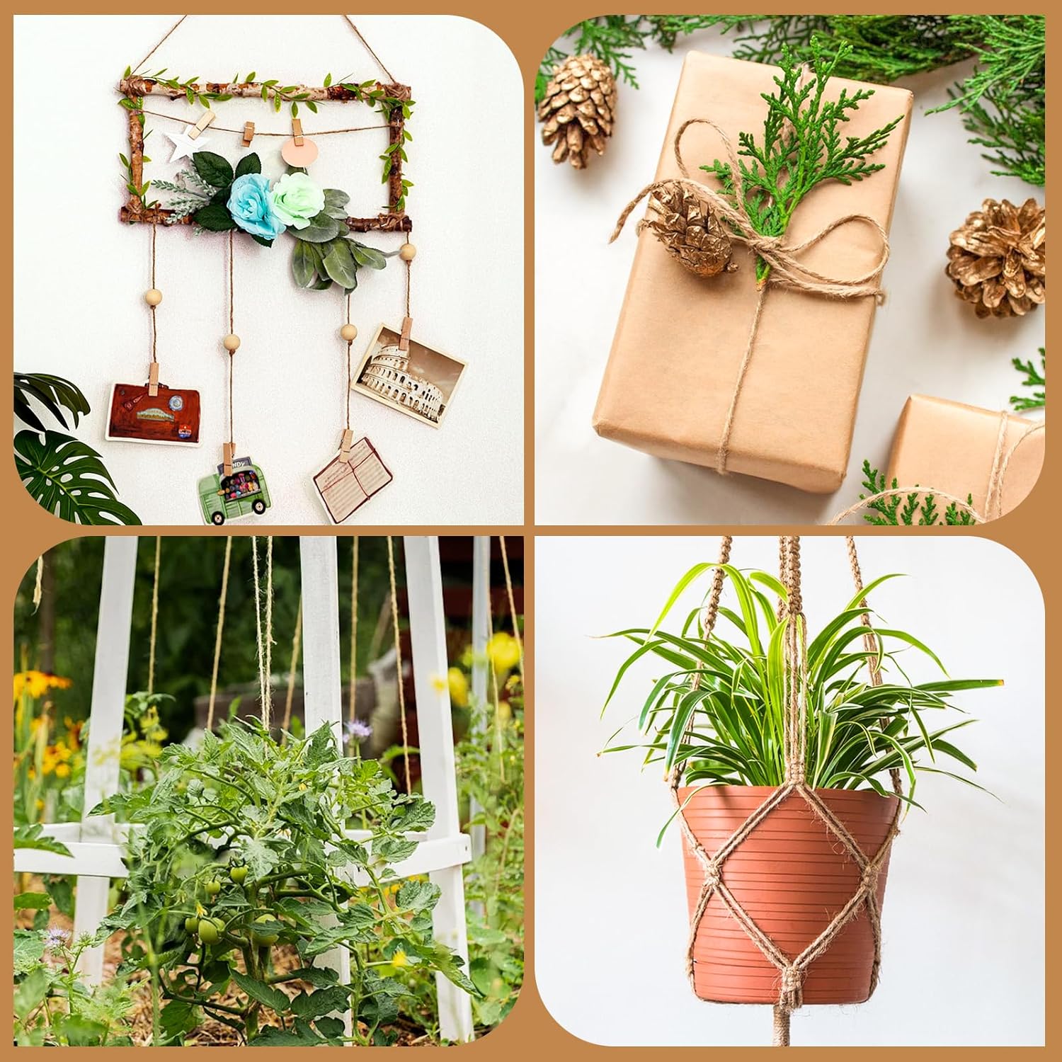 Natural Jute Twine 2400ft for  - مراجعة Twine Jute Natural وسعره