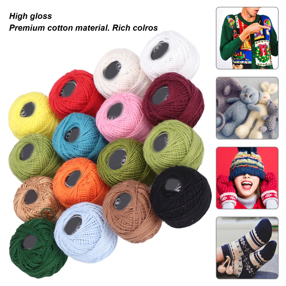 16pcs Durable Multi-Colors Cro - مراجعة Twine Jute Natural وسعره